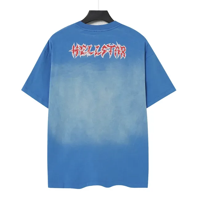 Hellstar 漂白泼溅印花宽松T恤 8