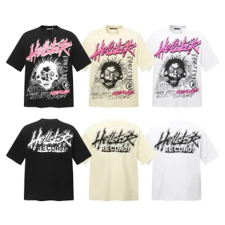 Hellstar Graphic Flame Logo Oversized T-Shirt