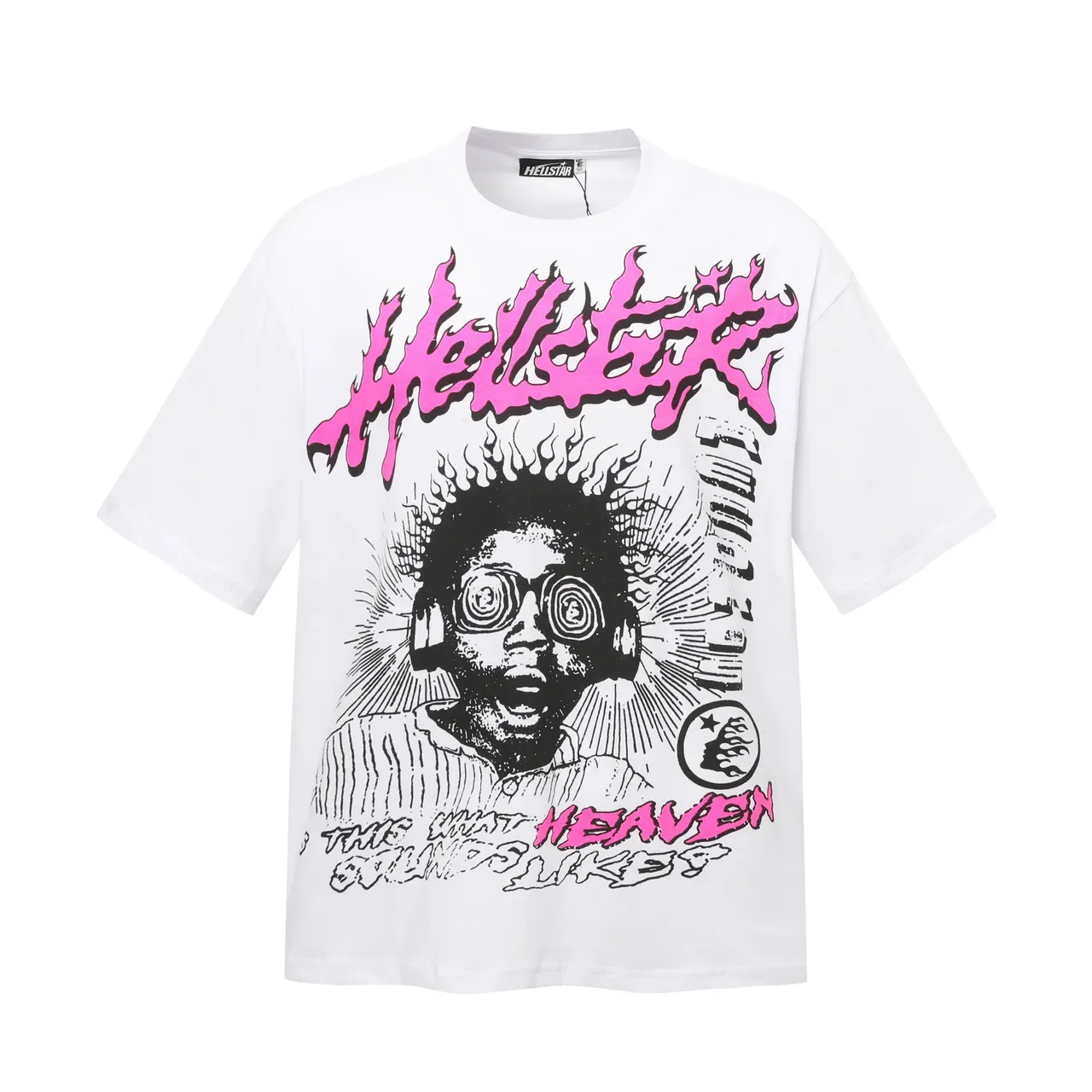 Hellstar Graphic Flame Logo Oversized T-Shirt 3