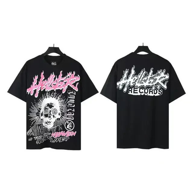 Hellstar Graphic Flame Logo Oversized T-Shirt 11