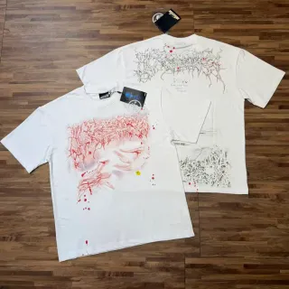Hellstar Graphic-Print Distressed Horror-Inspired Oversized T-Shirt