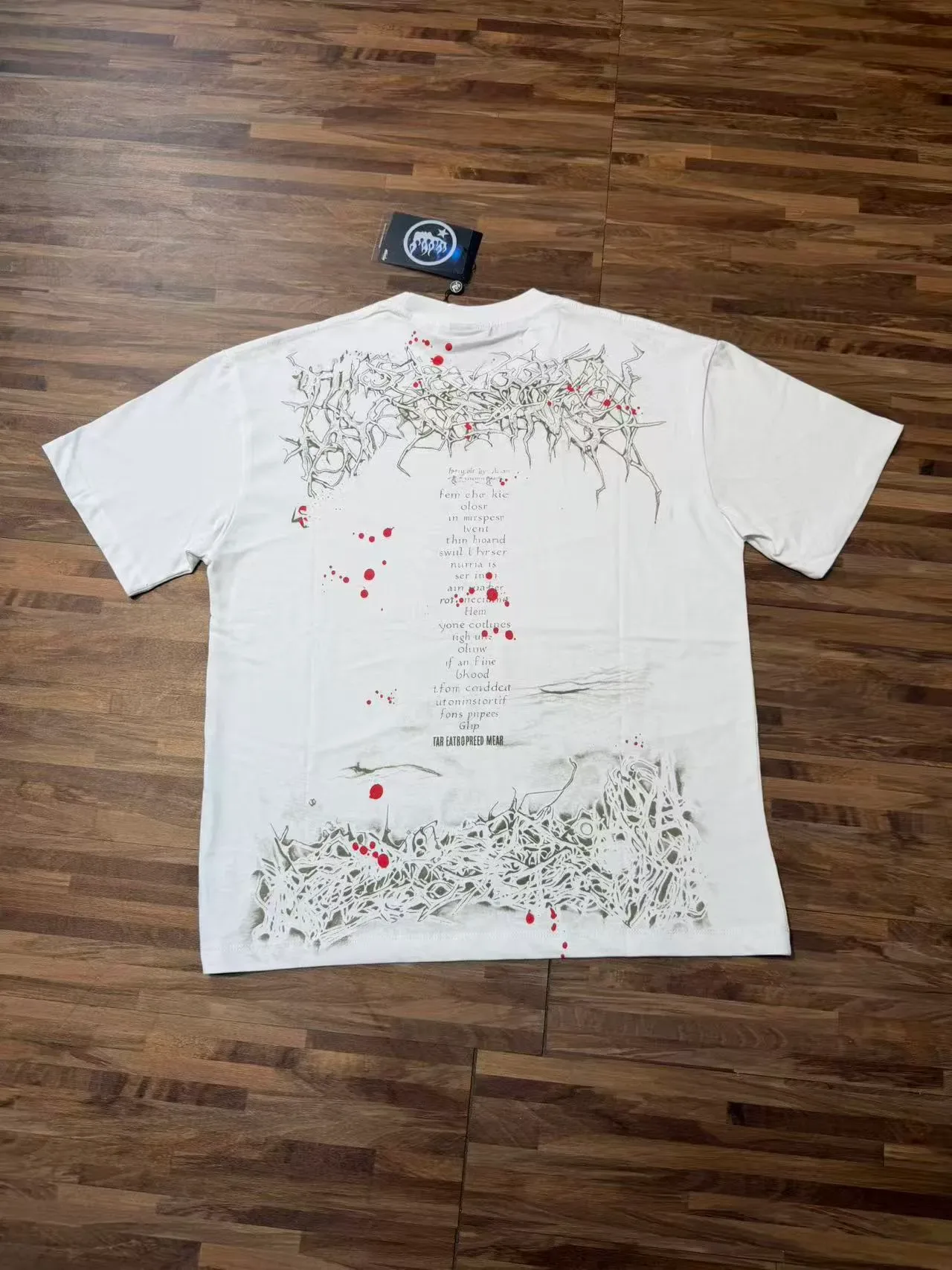Hellstar Graphic-Print Distressed Horror-Inspired Oversized T-Shirt 6