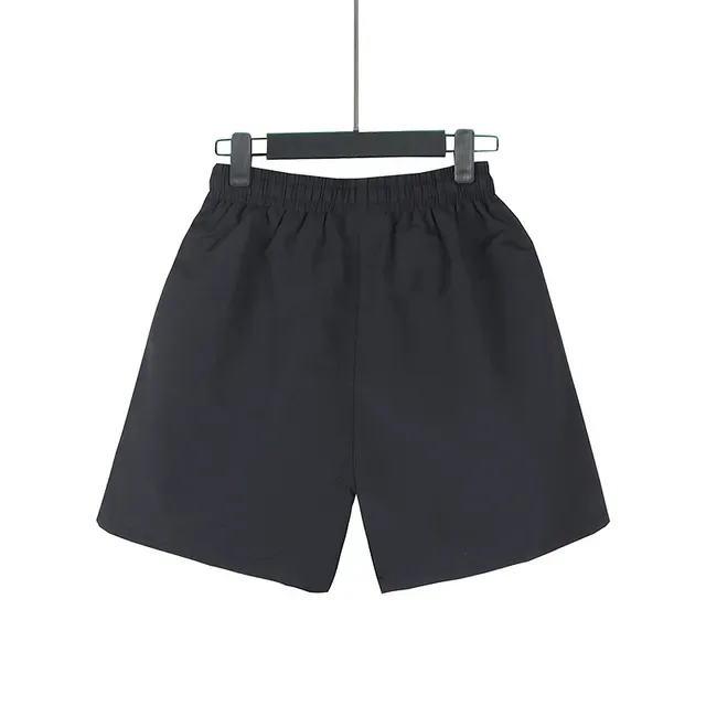 Hellstar Navy White Elastic Waistband Drawstring Closure Shorts 6