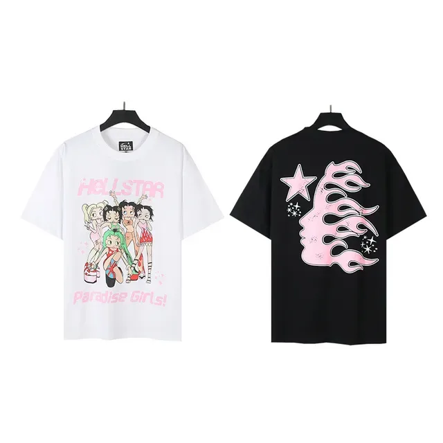 Camiseta oversized gráfica Hellstar Paradise para meninas 2
