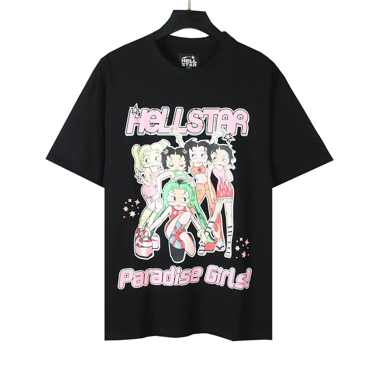 Camiseta oversized gráfica Hellstar Paradise para meninas 4