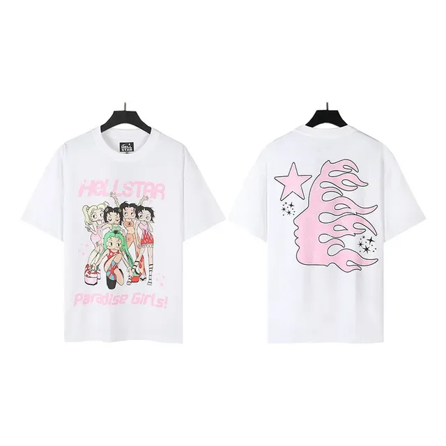 Camiseta oversized gráfica Hellstar Paradise para meninas 6