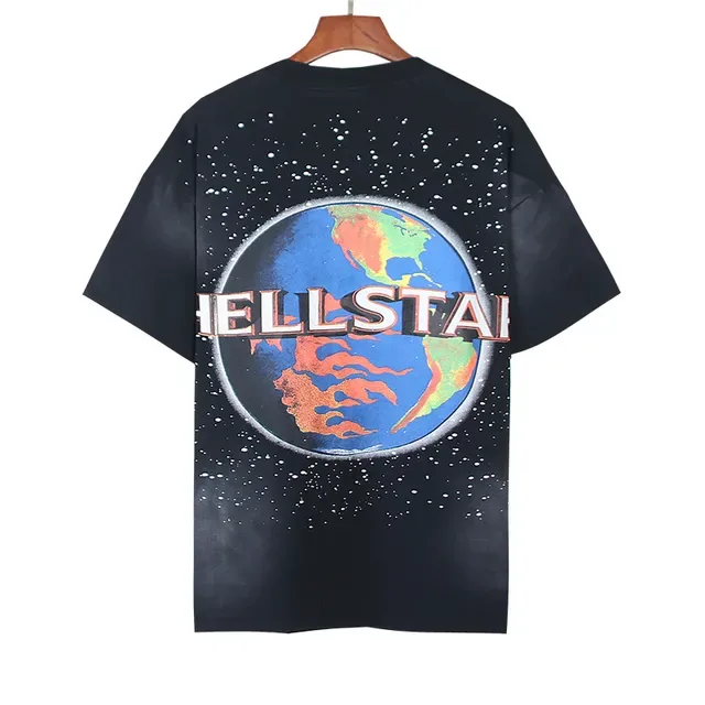 Hellstar 太空印花宽松T恤 6