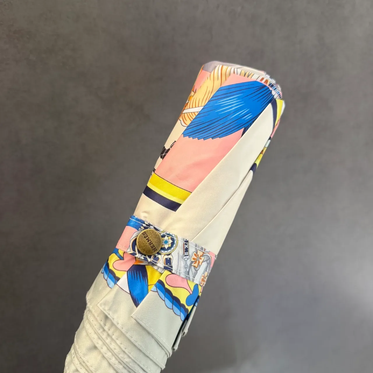 爱马仕 米粉色 马术印花 精美边框 手提包 4