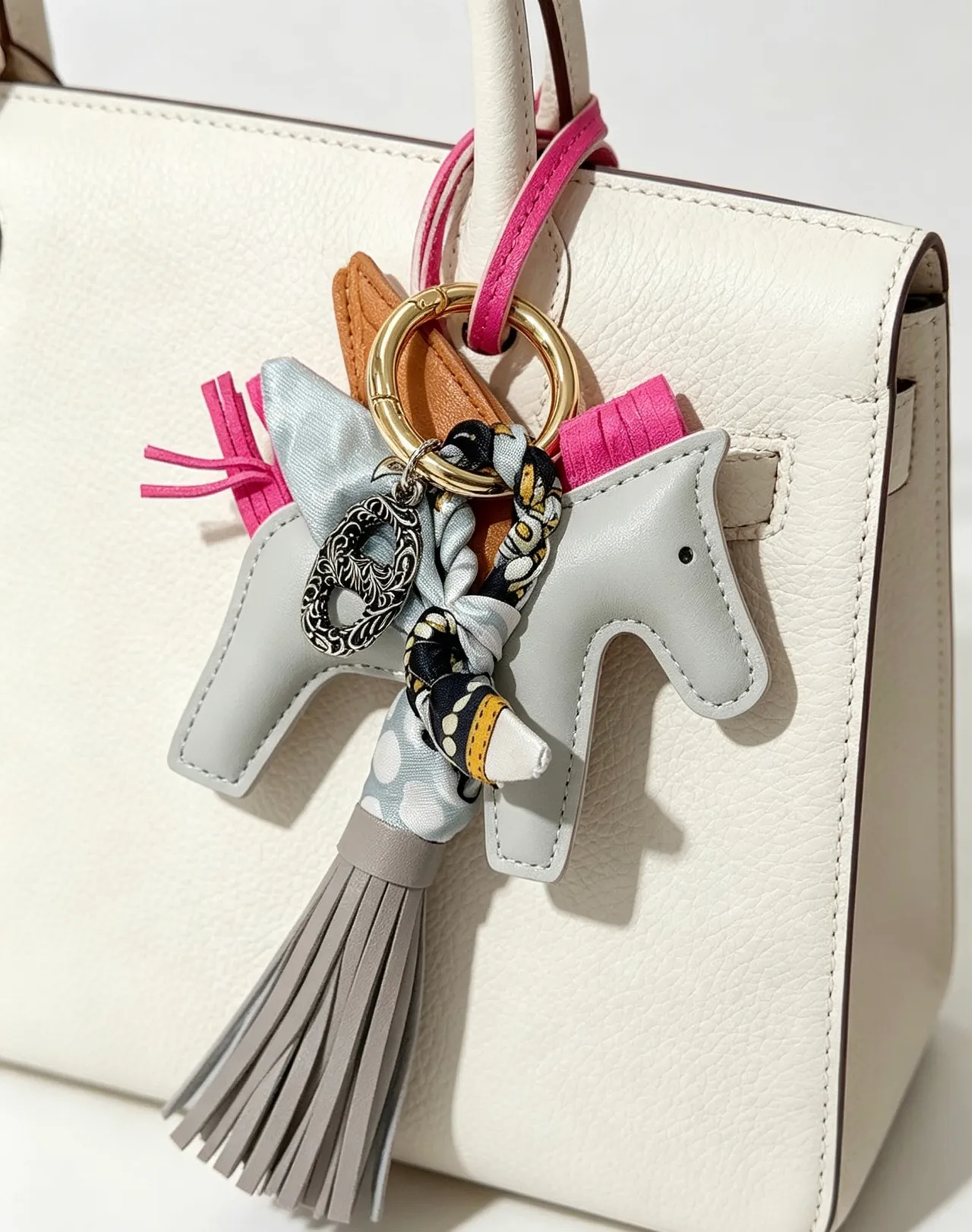 Hermès Marrom Rosa Couro Granulado Alça Superior Bolsa Boston 8