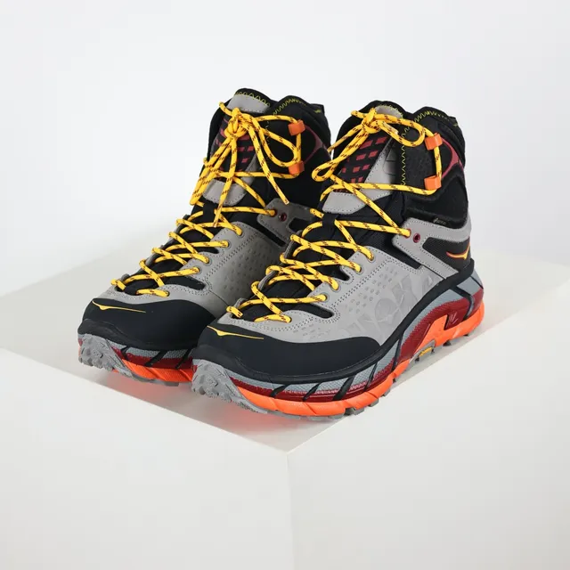 Hoka 灰橙 高帮 GORE-TEX 防水 徒步靴 2