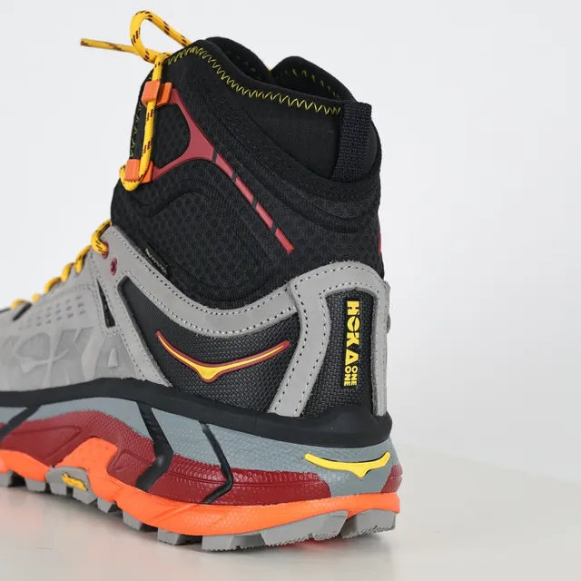 Hoka 灰橙 高帮 GORE-TEX 防水 徒步靴 4