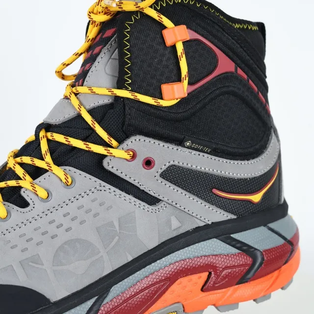 Hoka 灰橙 高帮 GORE-TEX 防水 徒步靴 6
