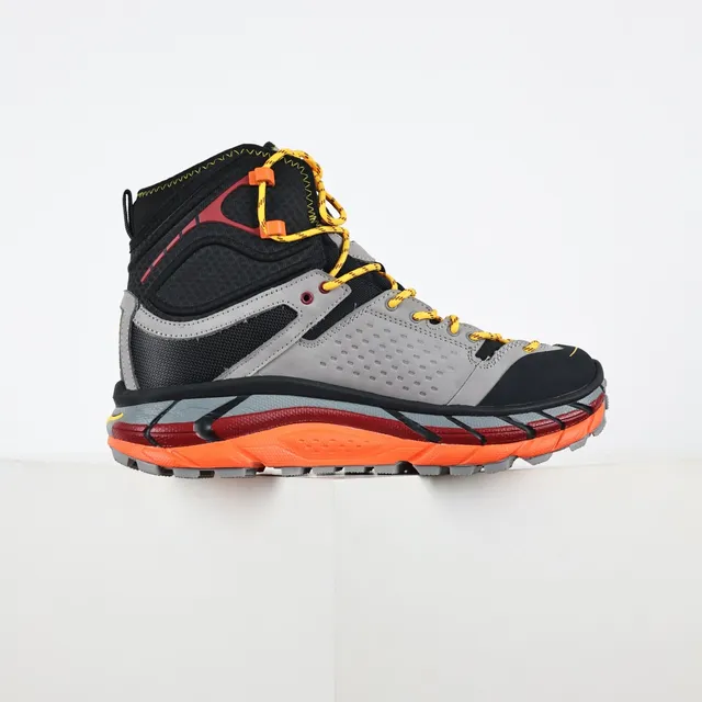 Hoka 灰橙 高帮 GORE-TEX 防水 徒步靴 7