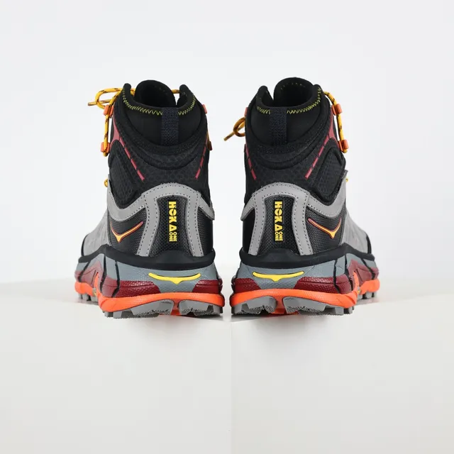 Hoka 灰橙 高帮 GORE-TEX 防水 徒步靴 8