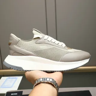 Hugo Boss Zapatillas Lifestyle Beige Malla de Punto