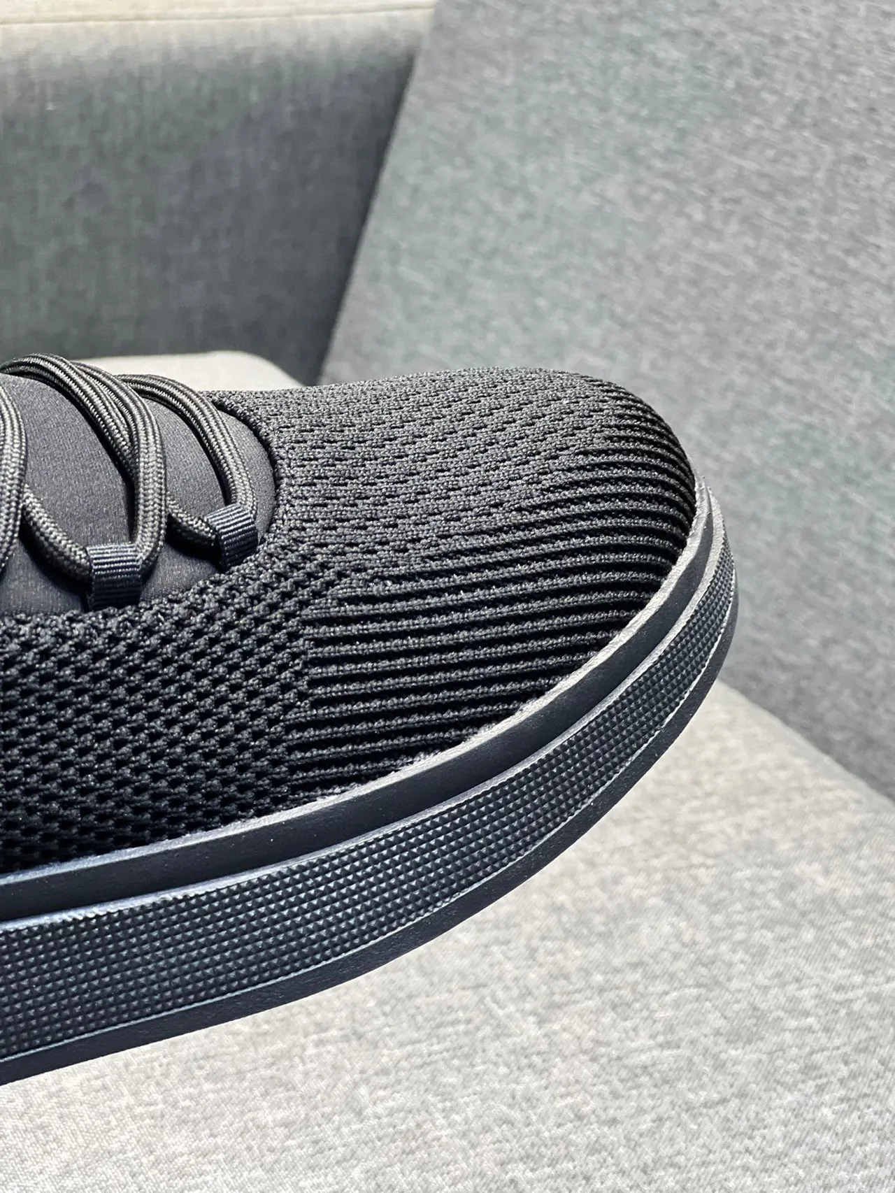 Hugo Boss Black Knit Slip-On Platform Lifestyle Sneakers 3