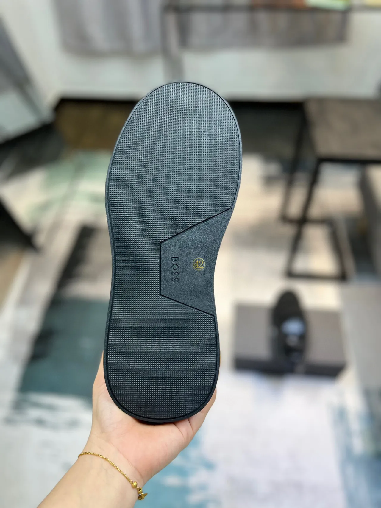 Hugo Boss Black Knit Slip-On Platform Lifestyle Sneakers 9
