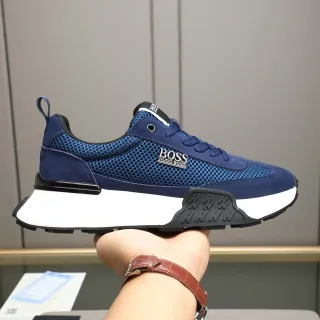 Hugo Boss Zapatilla Lifestyle Navy de Malla y Ante