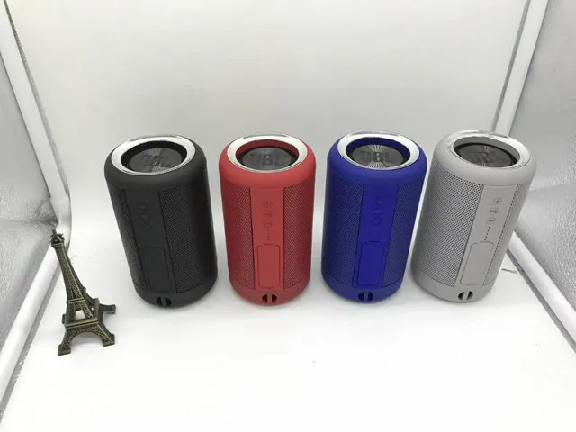 JBL Flip 5 लाल नीली गोलाकार जल-प्रतिरोधी पोर्टेबल स्पीकर 8
