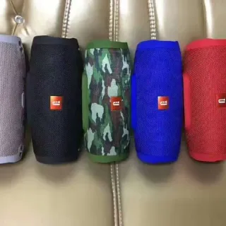 JBL Multicolor Cylindrical Mesh-Covered Portable Speaker