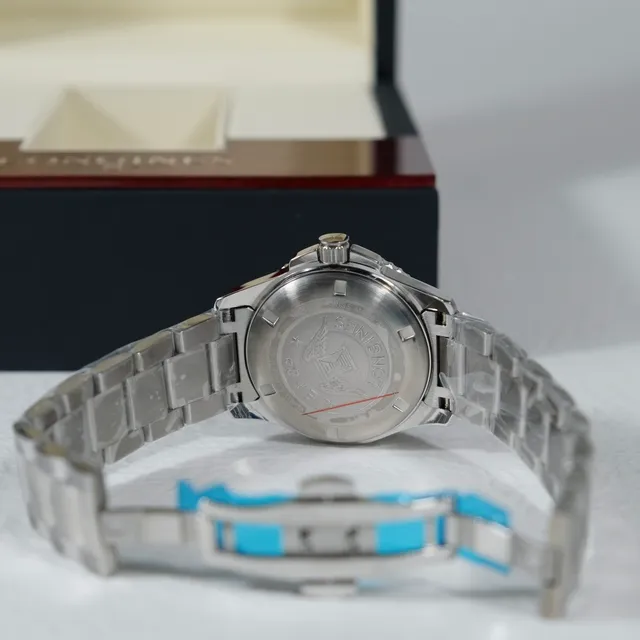 Longines Hydroconquest 黑色表盘 不锈钢 机械腕表 3
