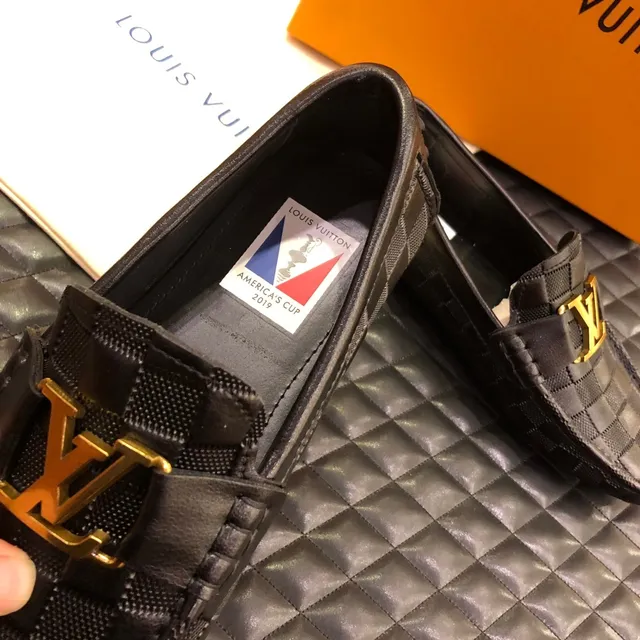 Louis Vuitton America's Cup Checkered Damier Loafers 5