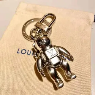 Louis Vuitton Astronaut Silver Polished Metal Figurative Crossbody Bag