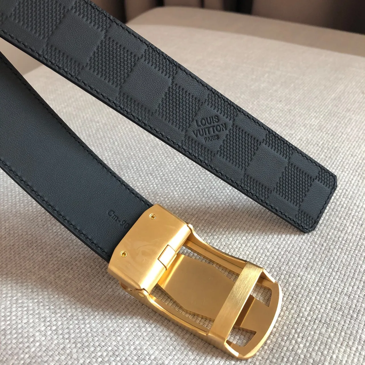 Ceinture Louis Vuitton Automatique Damier Graphite Cuir 2
