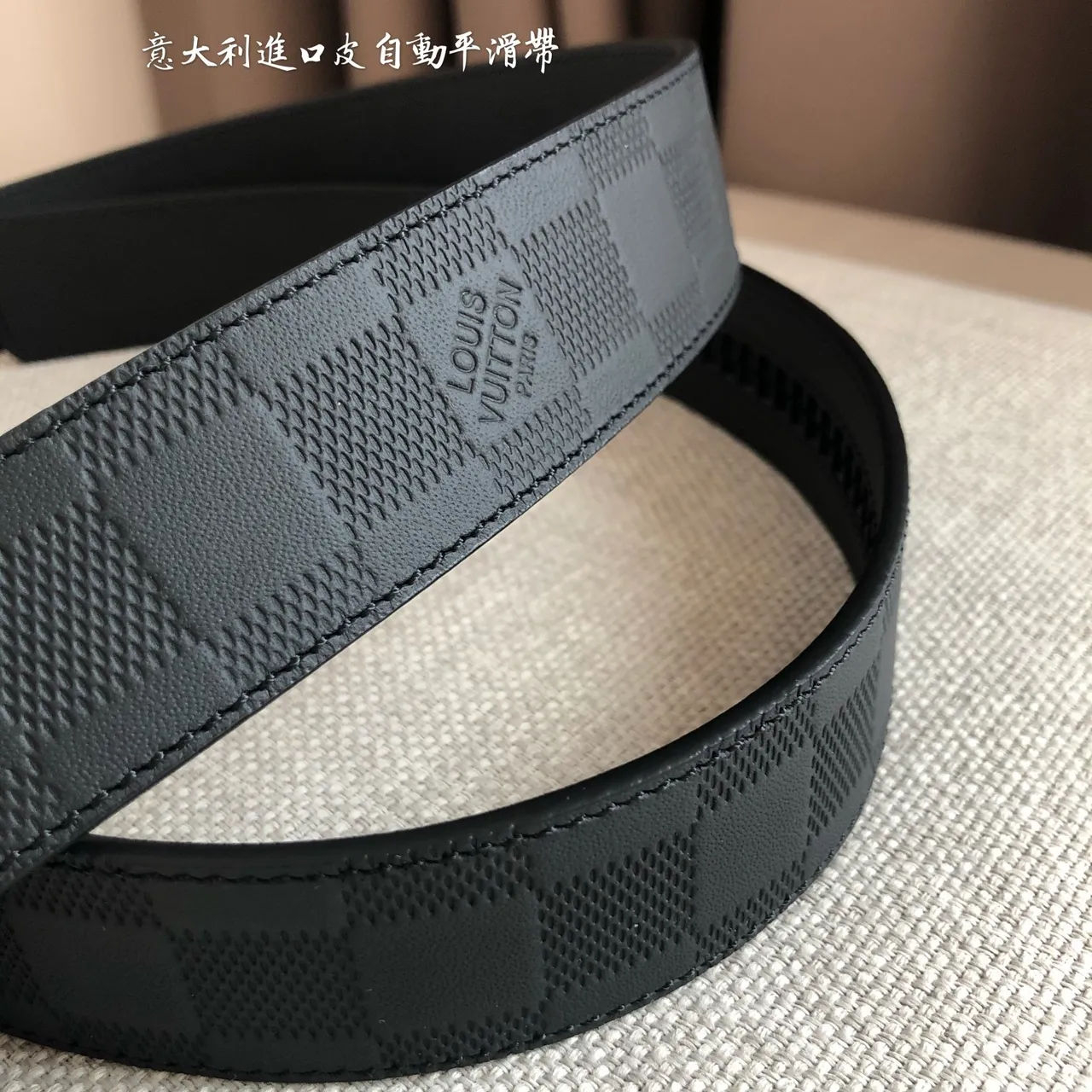 Ceinture Louis Vuitton Automatique Damier Graphite Cuir 8