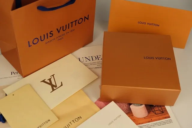 Louis Vuitton حزام جلد بني ذهبي Damier Ebène قماش مربعات LV Monogram مشبك 2