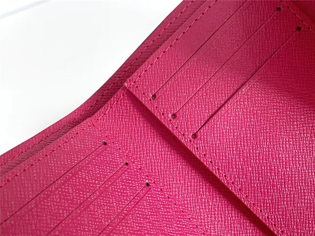Louis Vuitton Marrom Rosa Damier Ebène Canvas Envelope Flap Short Wallet 4