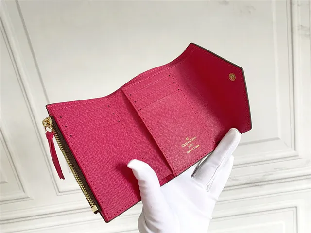 Louis Vuitton Marrom Rosa Damier Ebène Canvas Envelope Flap Short Wallet 7