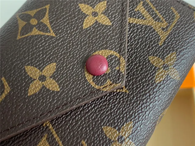 Louis Vuitton Marrom Rosa Damier Ebène Canvas Envelope Flap Short Wallet 11