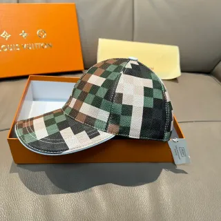Louis Vuitton Checkerboard Jacquard Baseball Cap