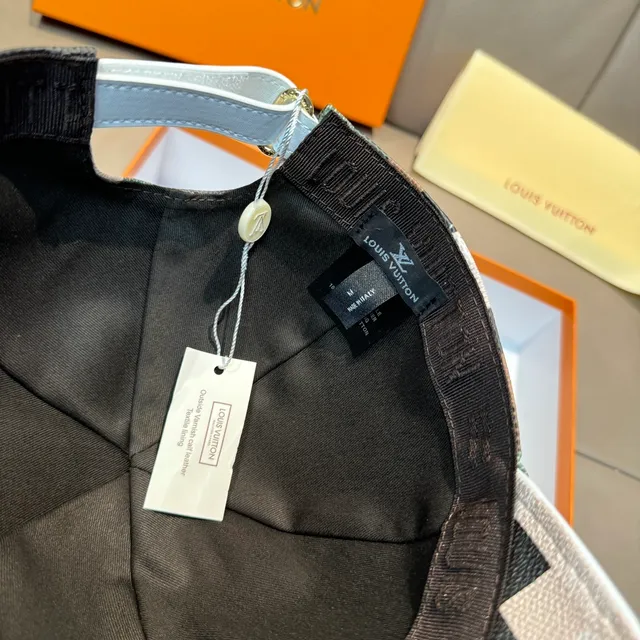 Boné de beisebol Louis Vuitton Checkerboard Jacquard 3