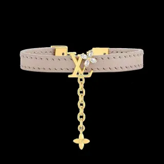Louis Vuitton سلسلة الزهور بيج سويد سوار