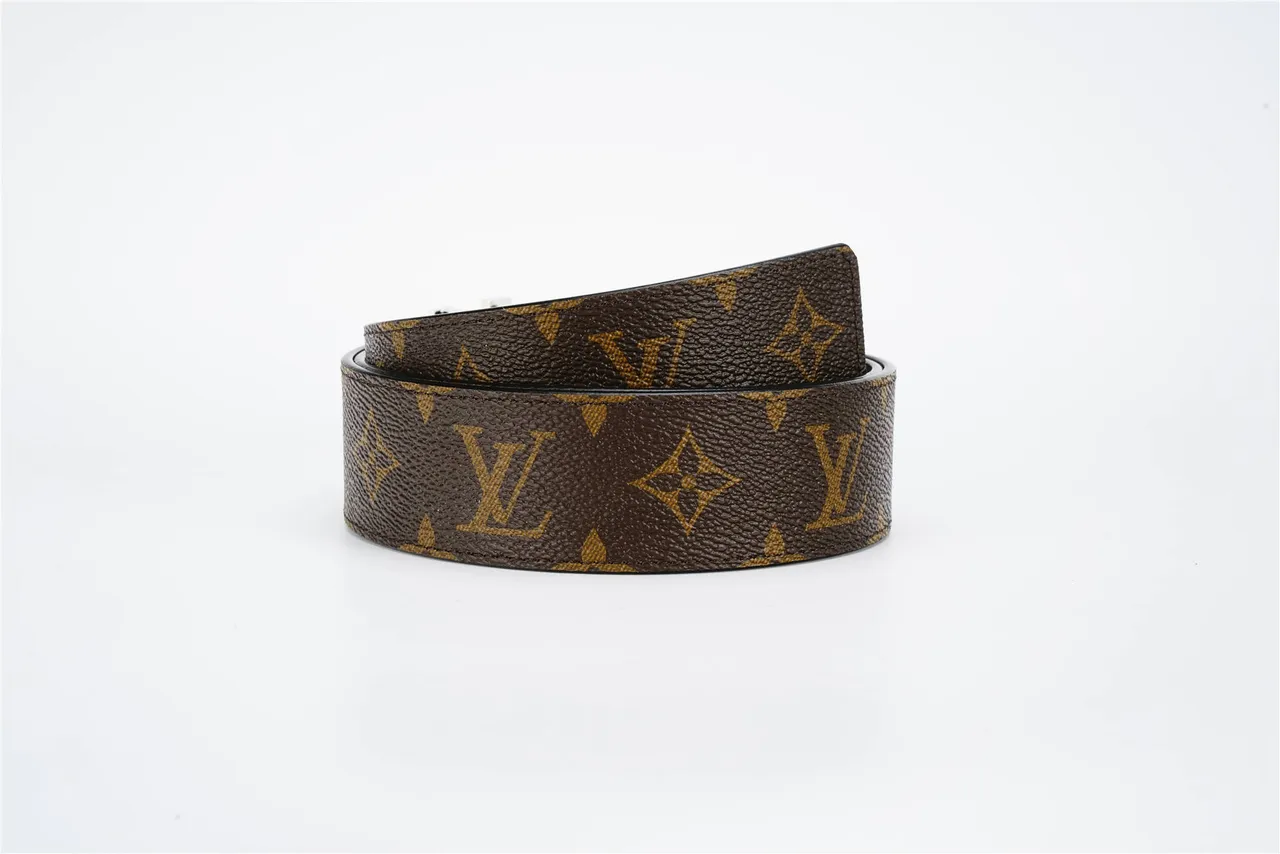 路易威登 LV Initiales Monogram 棕色皮革腰带 3