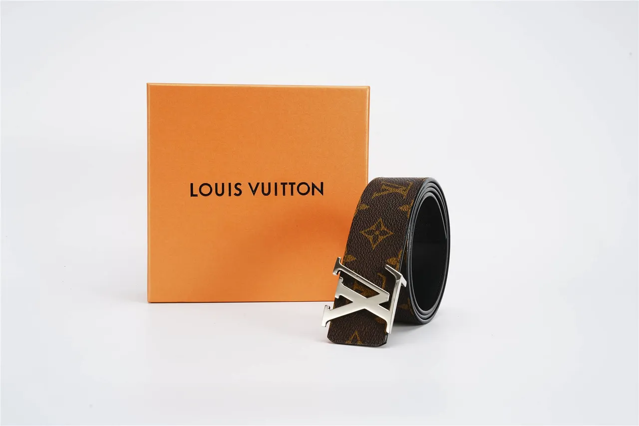 路易威登 LV Initiales Monogram 棕色皮革腰带 5