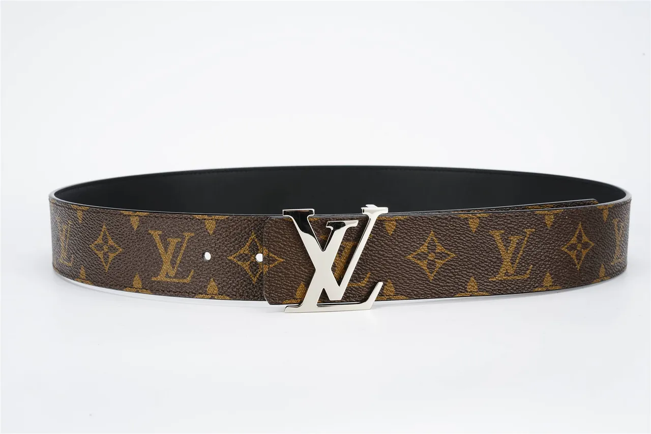 路易威登 LV Initiales Monogram 棕色皮革腰带 8