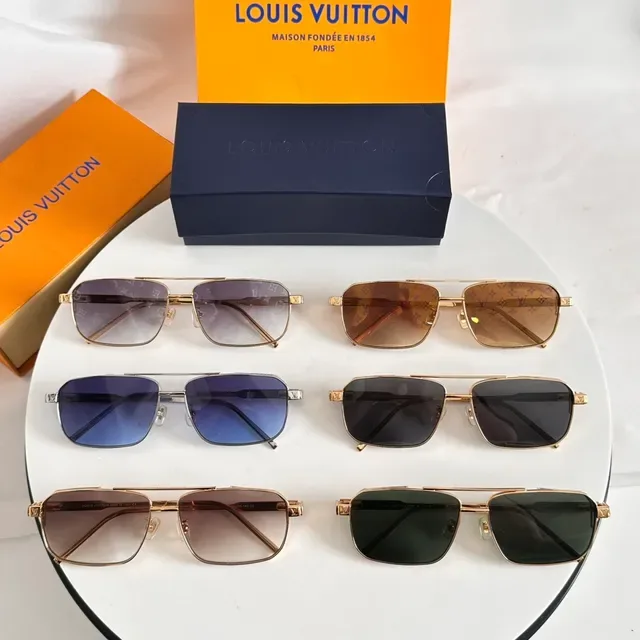 路易威登 LV Rise 金属方形太阳镜 9