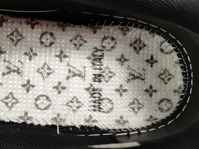 Louis Vuitton LV Trainer Black Graphic Appliqué Lifestyle Sneakers 2