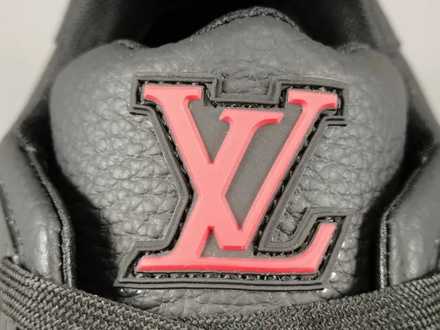 Louis Vuitton LV Trainer Black Graphic Appliqué Lifestyle Sneakers 4