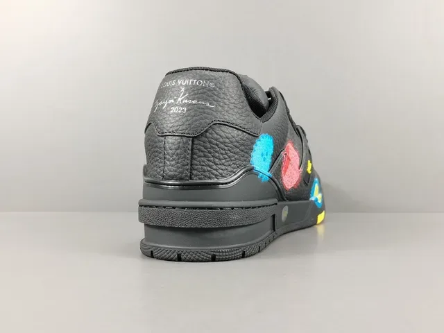Louis Vuitton LV Trainer Black Graphic Appliqué Lifestyle Sneakers 14