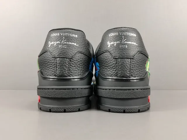 Louis Vuitton LV Trainer Black Graphic Appliqué Lifestyle Sneakers 17