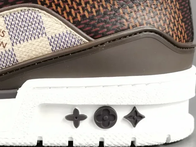 Louis Vuitton LV Trainer Chaussures Lifestyle Marron Beige Monogramme Canvas Semelle Plateforme Épaissie 7