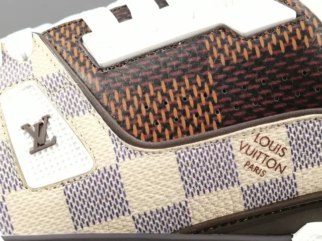 Louis Vuitton LV Trainer Chaussures Lifestyle Marron Beige Monogramme Canvas Semelle Plateforme Épaissie 8