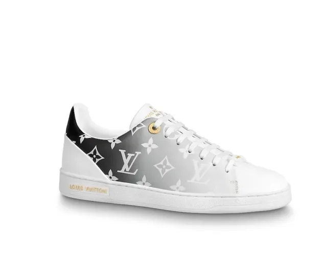 Louis Vuitton LV Trainer White Gray Monogram Gradient Side Panel Leather Upper Lifestyle Sneakers 3