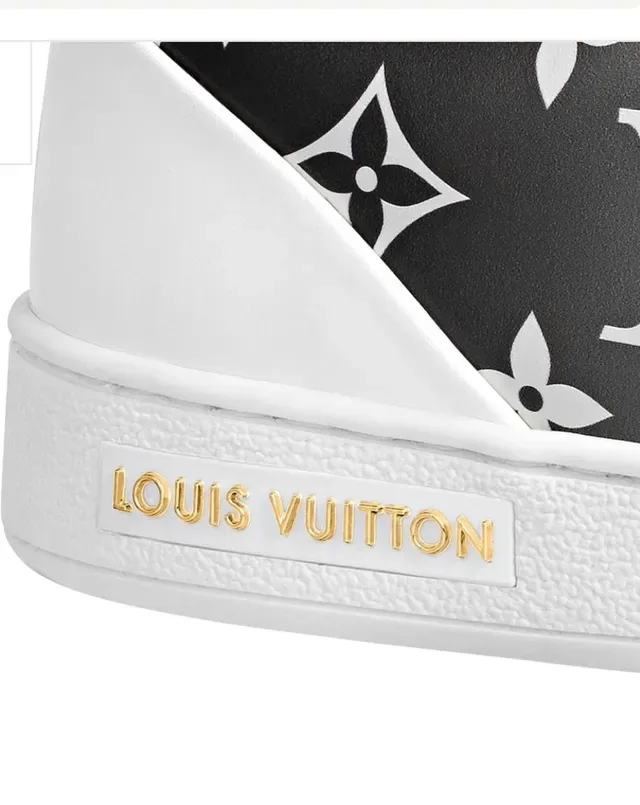 Louis Vuitton LV Trainer White Gray Monogram Gradient Side Panel Leather Upper Lifestyle Sneakers 5