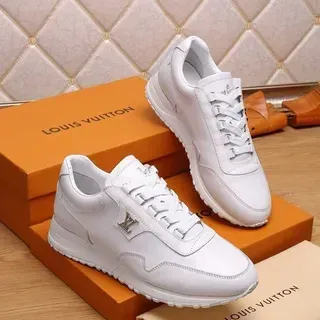 Louis Vuitton LV Trainer 白色皮革低帮生活方式运动鞋