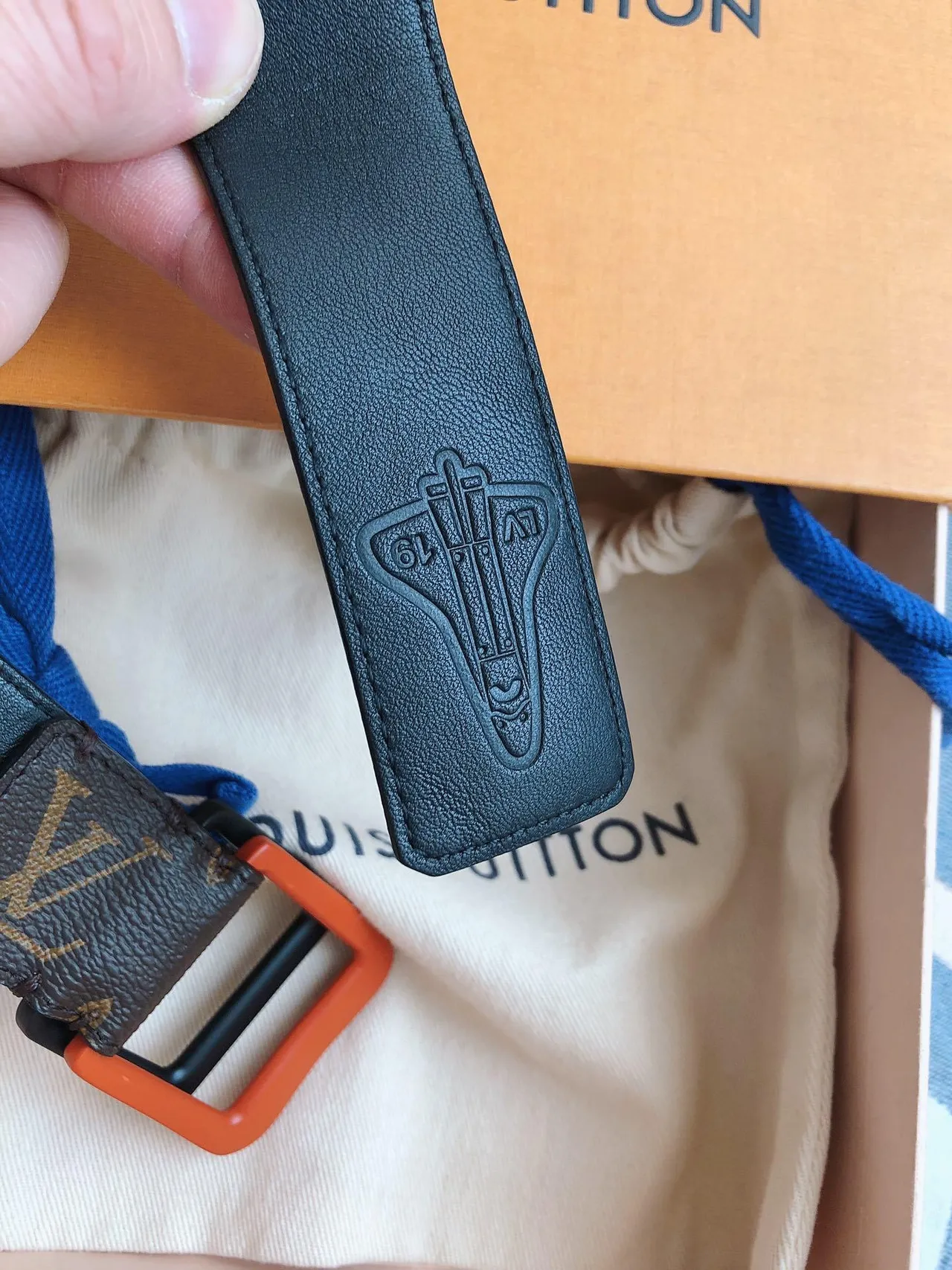 Louis Vuitton Monogram Canvas Dual-Tone Buckle Leather Belt 7